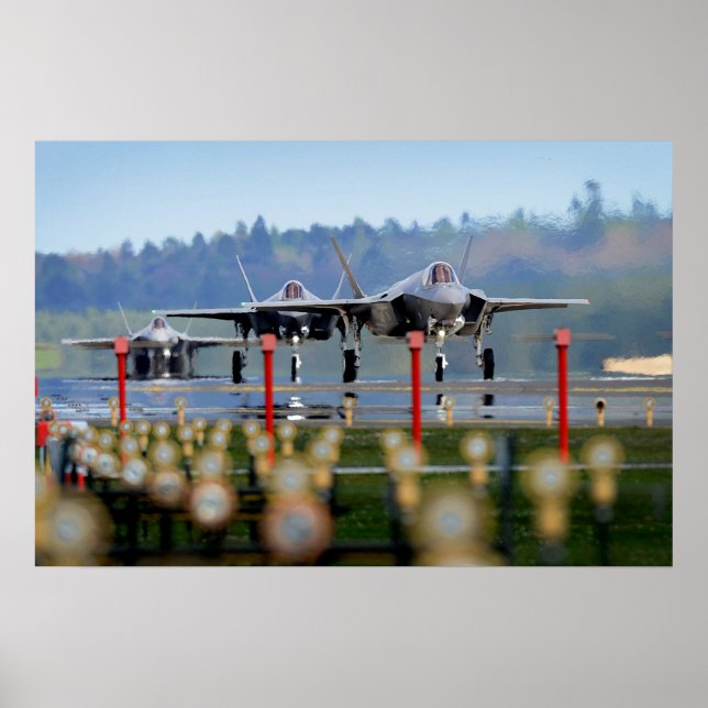 Affiche Aéronef F-35 Lightning II (Devant)