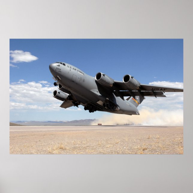 Affiche Aéronefs C-17 Globemaster III (Devant)