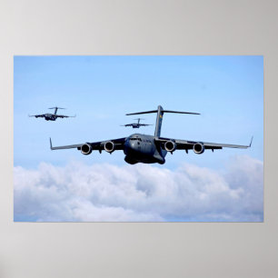 Affiche Aéronefs C-17 Globemaster III