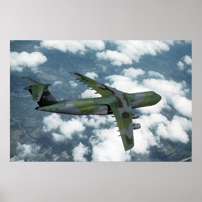 Affiche Aéronefs C-5 Galaxy (Devant)