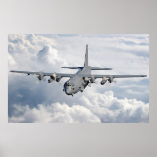 Affiche Aéronefs de canonnière AC-130U