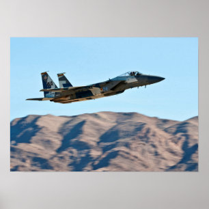Affiche Aéronefs de l'aigle de frappe F-15