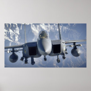 Affiche Aéronefs de l'aigle de frappe F-15