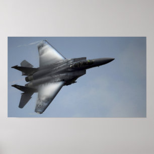 Affiche Aéronefs de l'aigle de frappe F-15