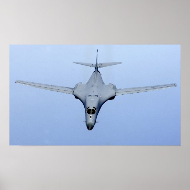 Affiche Aéronefs de Lancer B-1B (Devant)