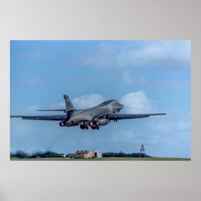 Affiche Aéronefs de Lancer B-1B (Devant)