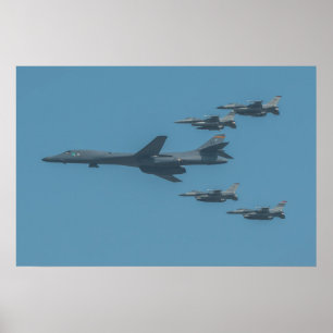 Affiche Aéronefs de Lancer B-1B