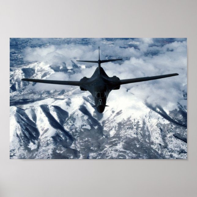 Affiche Aéronefs de Lancer B-1B (Devant)