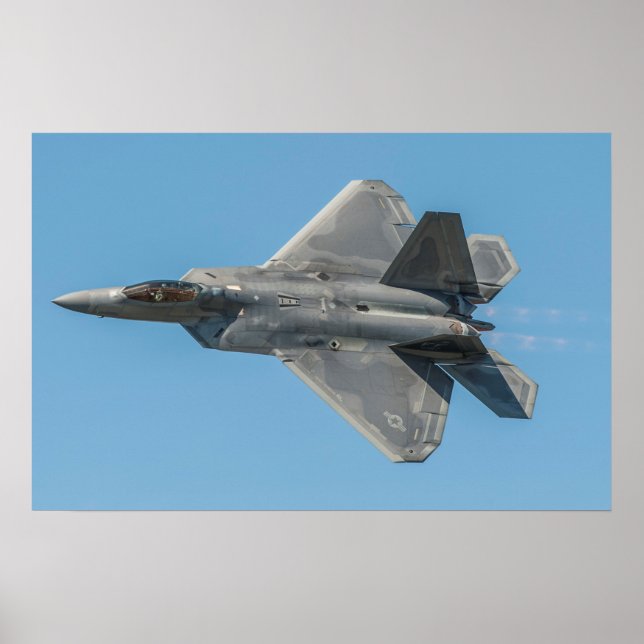 Affiche Aéronefs de Raptor F-22 (Devant)