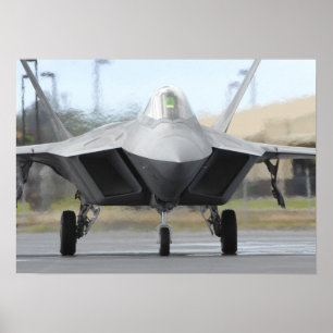 Affiche Aéronefs de Raptor F-22