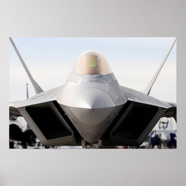 Affiche Aéronefs de Raptor F-22 (Devant)
