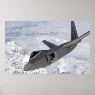 Affiche Aéronefs de Raptor F-22