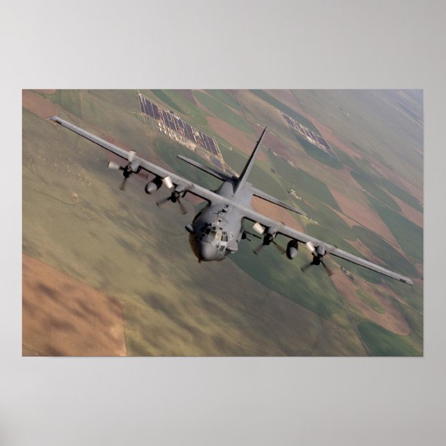 Affiche Aéronefs de spectre AC-130 (Devant)