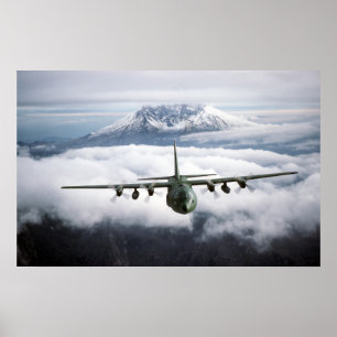 Affiche Aéronefs Hercules C-130E