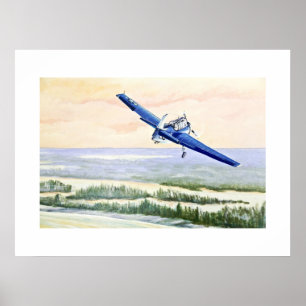 Affiche Aéronefs vintages