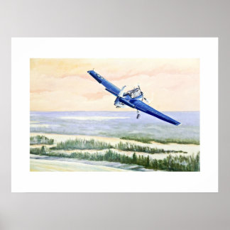 Affiche Aéronefs vintages