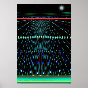 Affiche " AÉROPORT DE NUIT " par : Robert Singletary