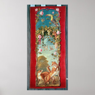 Affiche Aesop's fable The Fox and the Grapes