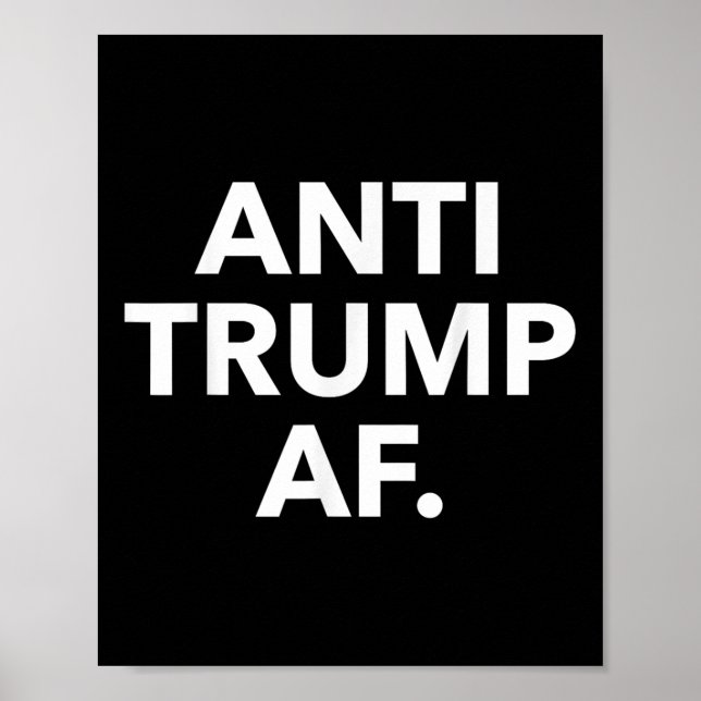 Affiche Af anti-Trump (Devant)