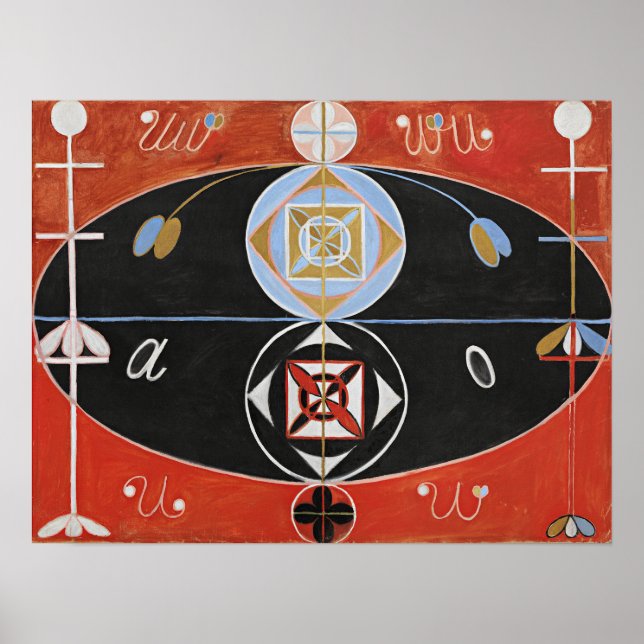 Affiche Af Klint - Évolution (Devant)