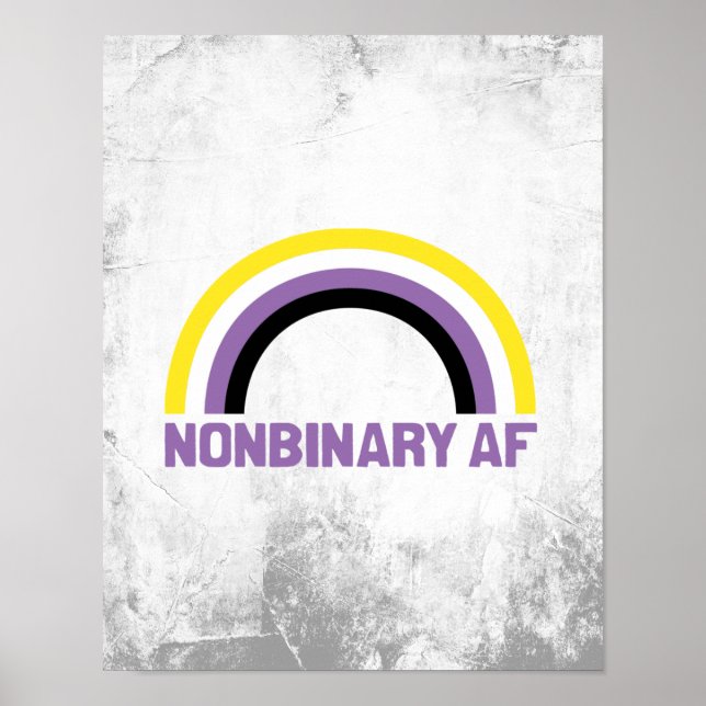 Affiche AF non binaire (Devant)