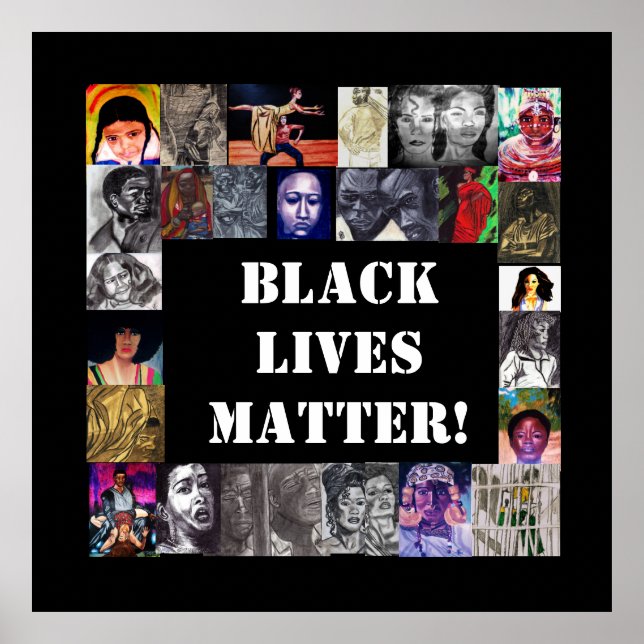 AFFICHE AFFAIRE BLACK LIVES (Devant)