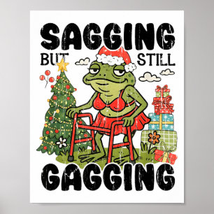Affiche Affaissé mais toujours aussi drôle, Mème de Noël d