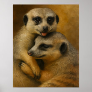 Affiche Affection de Meerkat
