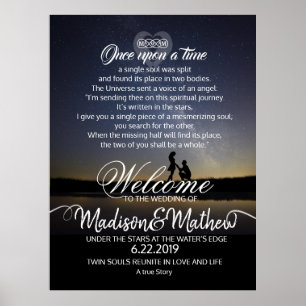 Affiche Affichage de l'accueil mariage