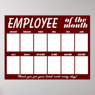 Affiche Affichage de photo couleur personnalisée pour l'em