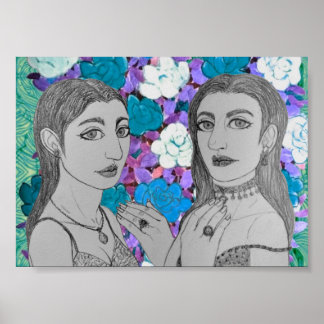 Affiche Affichage des anneaux Mariages