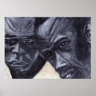 AFFICHE AFFICHAGE DES VISAGES DE TRANSITION