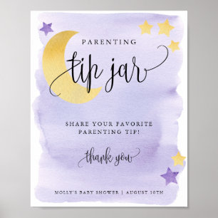 Affiche Affichage du pot à pourboires pour conseils de par