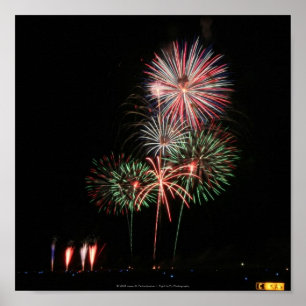 Affiche Affichage Fireworks