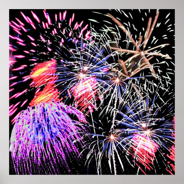 Affiche Affichage Fireworks (Devant)