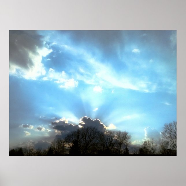 AFFICHE AFFICHAGE GLORIEUX CADRE SOLEIL (Devant)