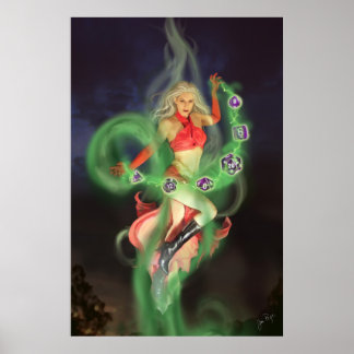 Affiche affiche, avec signature