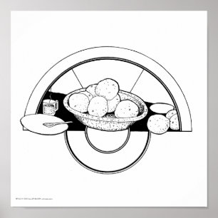 Affiche Affiche/copie : "Plats/pamplemousse "