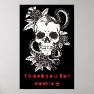 Affiche 🩸👻Affiche épouvantable d'Halloween