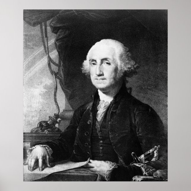 Affiche Affiche/impression "George Washington Portrait" (Devant)