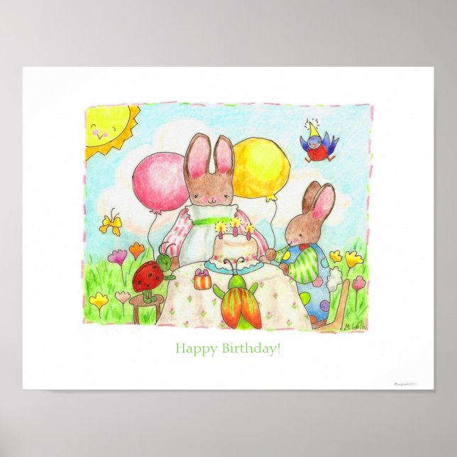 Affiche Affiche/Impression Joyeux Anniversaire (Devant)
