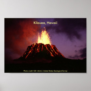 Affiche Affiche/Kilauea, Hawaï