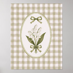 Affiche (AFFICHE) Muguet Coquette Arc Rustique