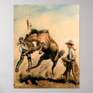 Affiche “Affiche « Mule » Western Art par Will James