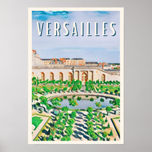 Affiche Afficher Versailles Photo Vintage