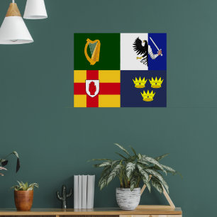Affiche Afficher vos couleurs - Armoiries d'Irlande