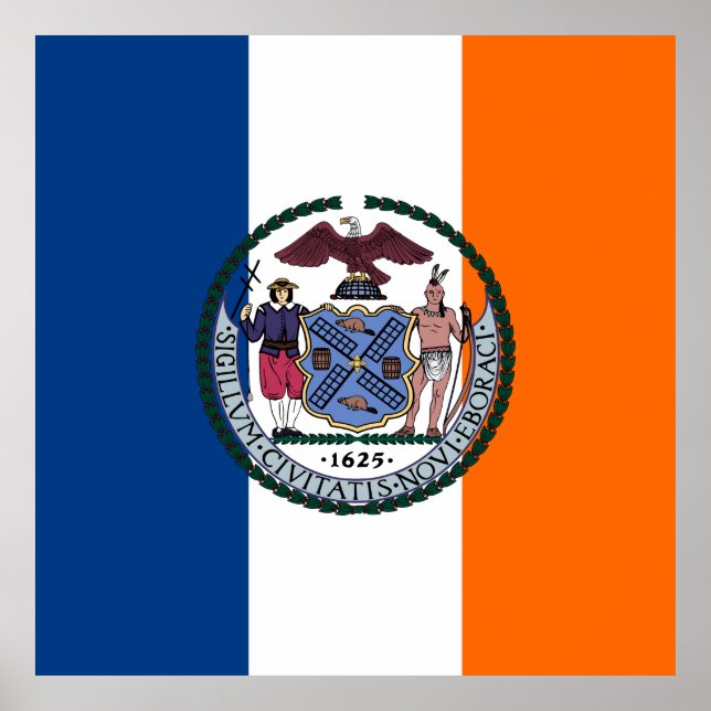 Affiche Afficher vos couleurs - New York (Devant)