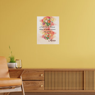 Affiche Affirmation de foi : Je suis libre de libérer