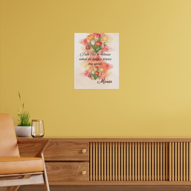 Affiche Affirmation de foi : Je suis libre de libérer  (Salon 2)