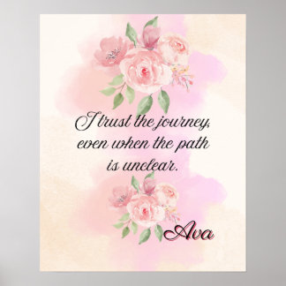 Affiche Affirmation Faith: